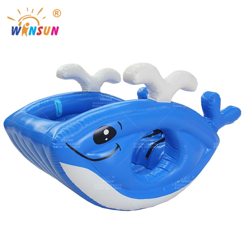 Whale Theme Inflatable Air Viking Seesaw Ride
